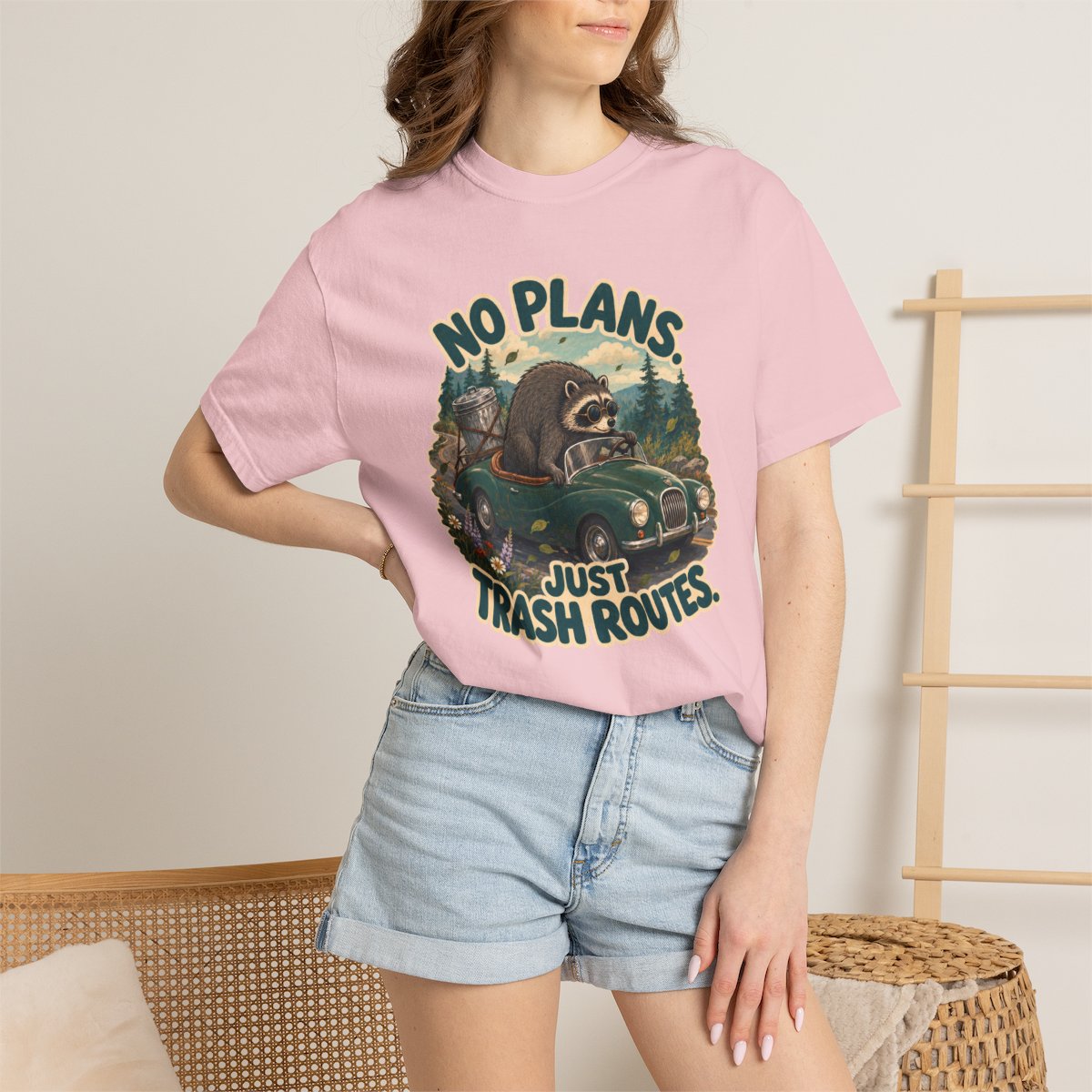 Unisex Multi-Color - Jimothy No Plans Just Trash Routes T-Shirt