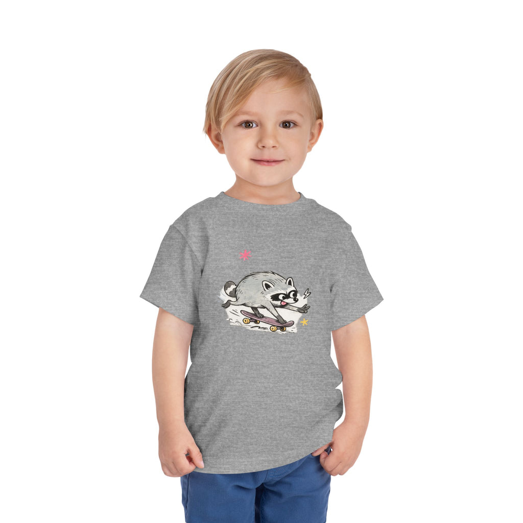 Toddler Tee — Design #3 Skateboarding Jimothy Kids Shirt