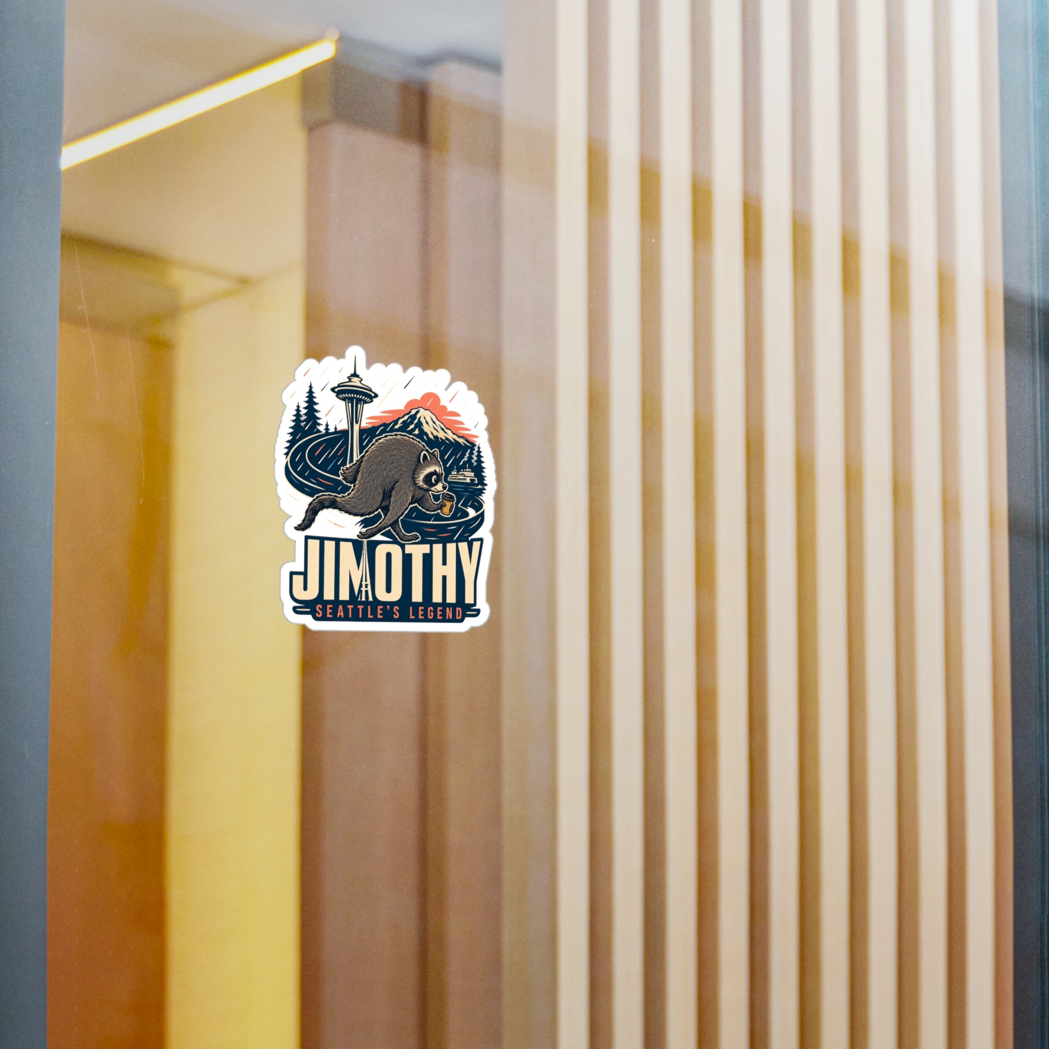 Jimothy Seattle Legend Sticker - Kiss-Cut Vinyl Decal (Seattle’s Legend)