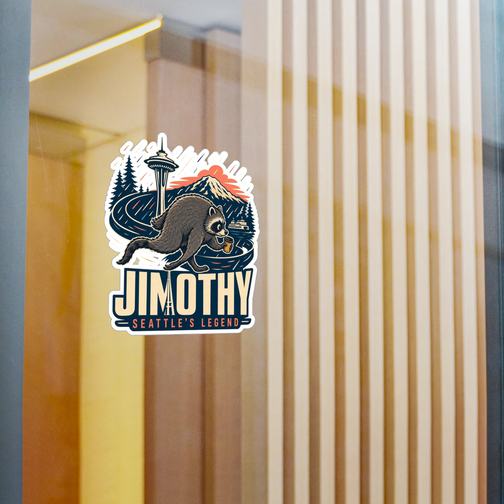 Jimothy Seattle Legend Sticker - Kiss-Cut Vinyl Decal (Seattle’s Legend)
