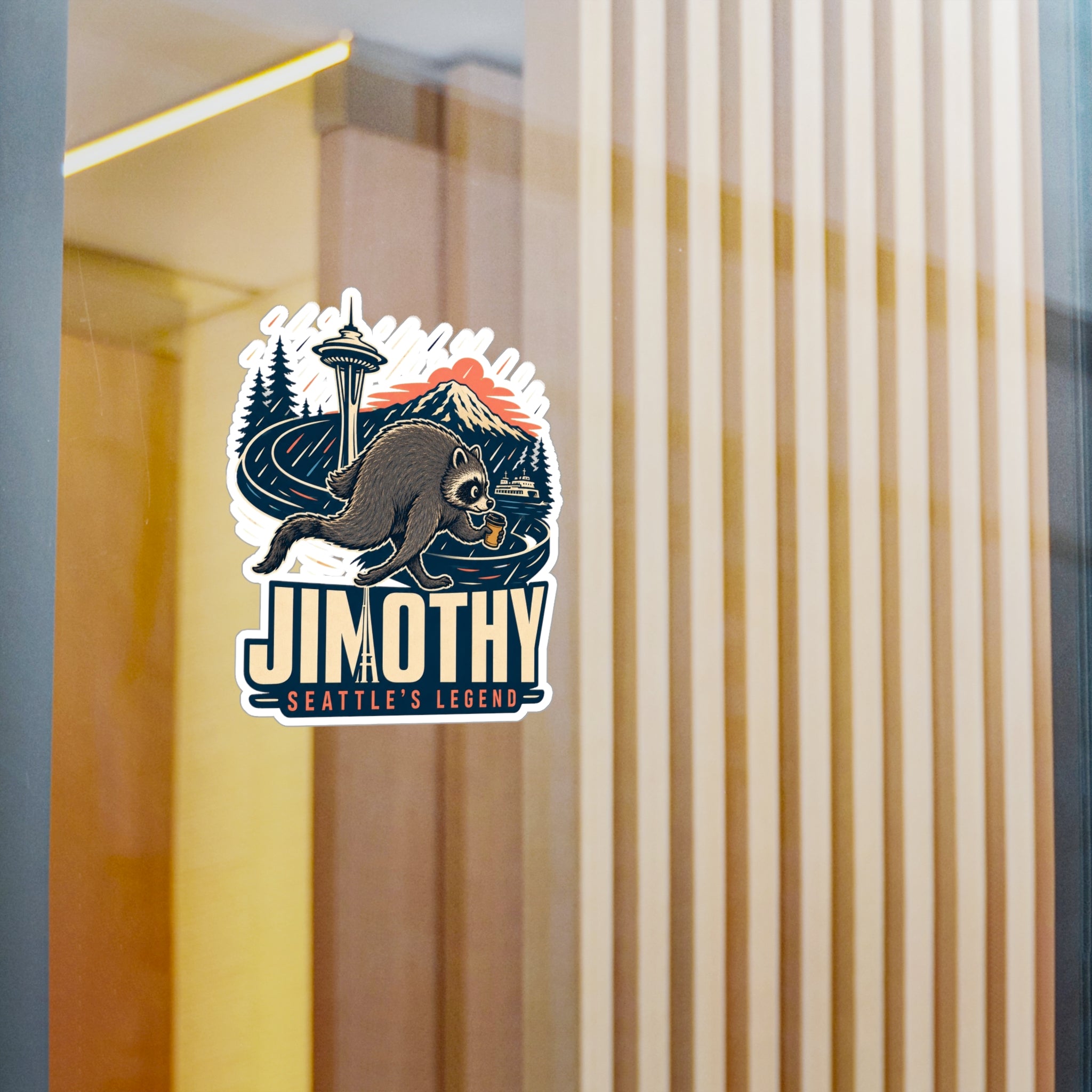 Jimothy Seattle Legend Sticker - Kiss-Cut Vinyl Decal (Seattle’s Legend)
