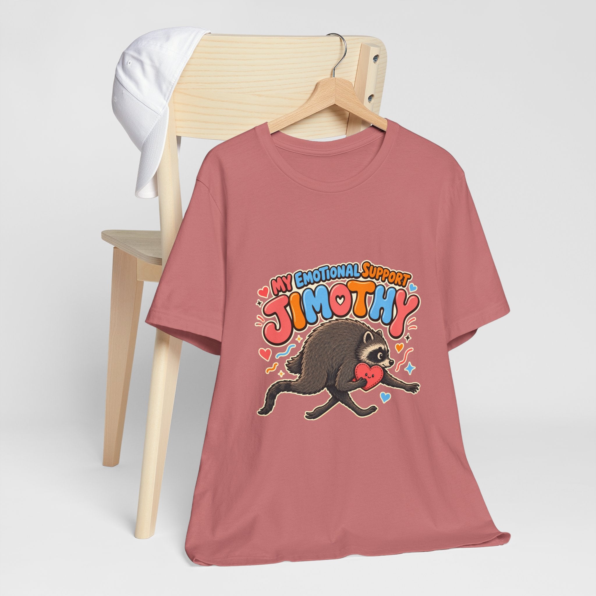 My Emotional Support Jimothy T-Shirt — Unisex Multi Colors