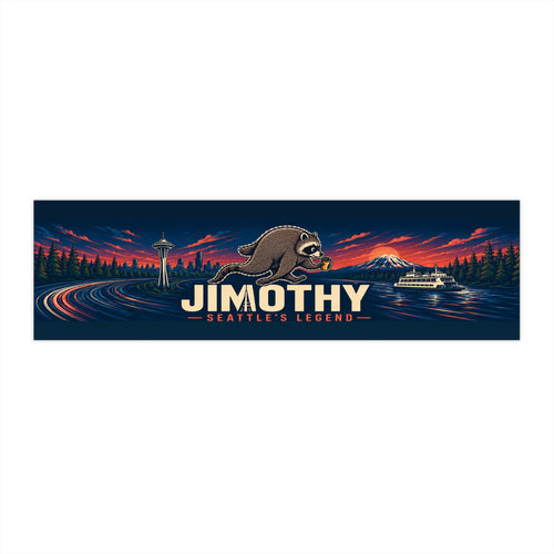 Bumper Sticker - 'Jimothy: Seattle's Legend' Scenic Sticker