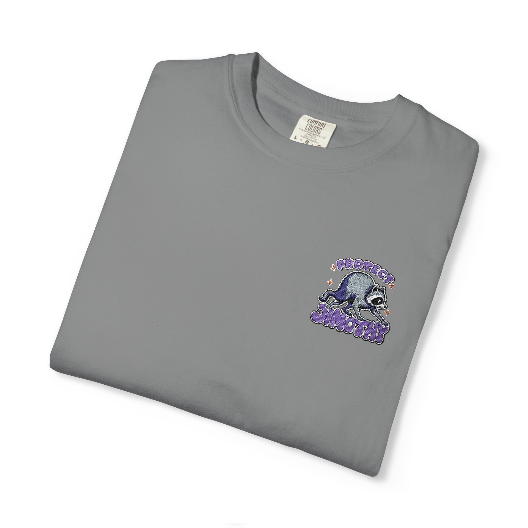 Uni-Sex Tee - Protect Jimothy Crew Chest Graphic Tee