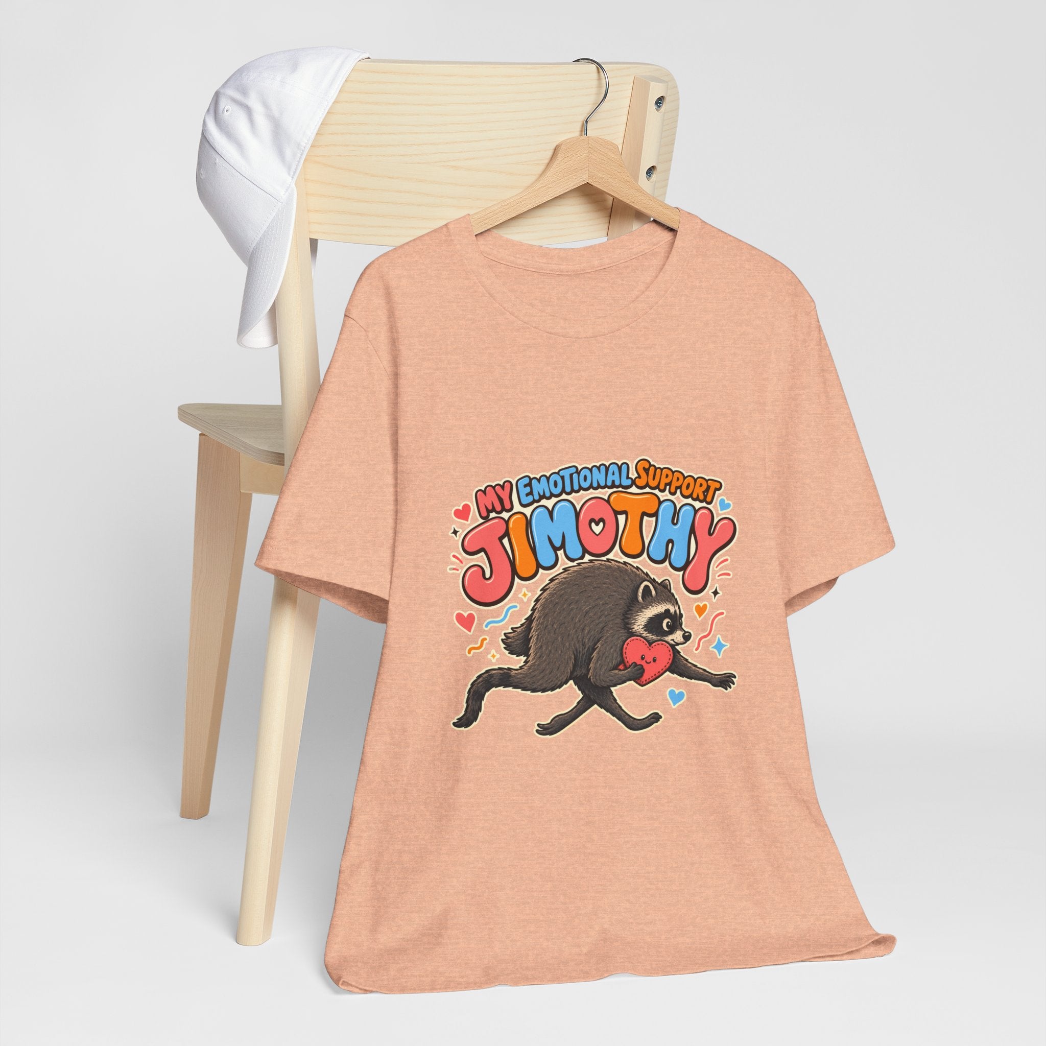 My Emotional Support Jimothy T-Shirt — Unisex Multi Colors