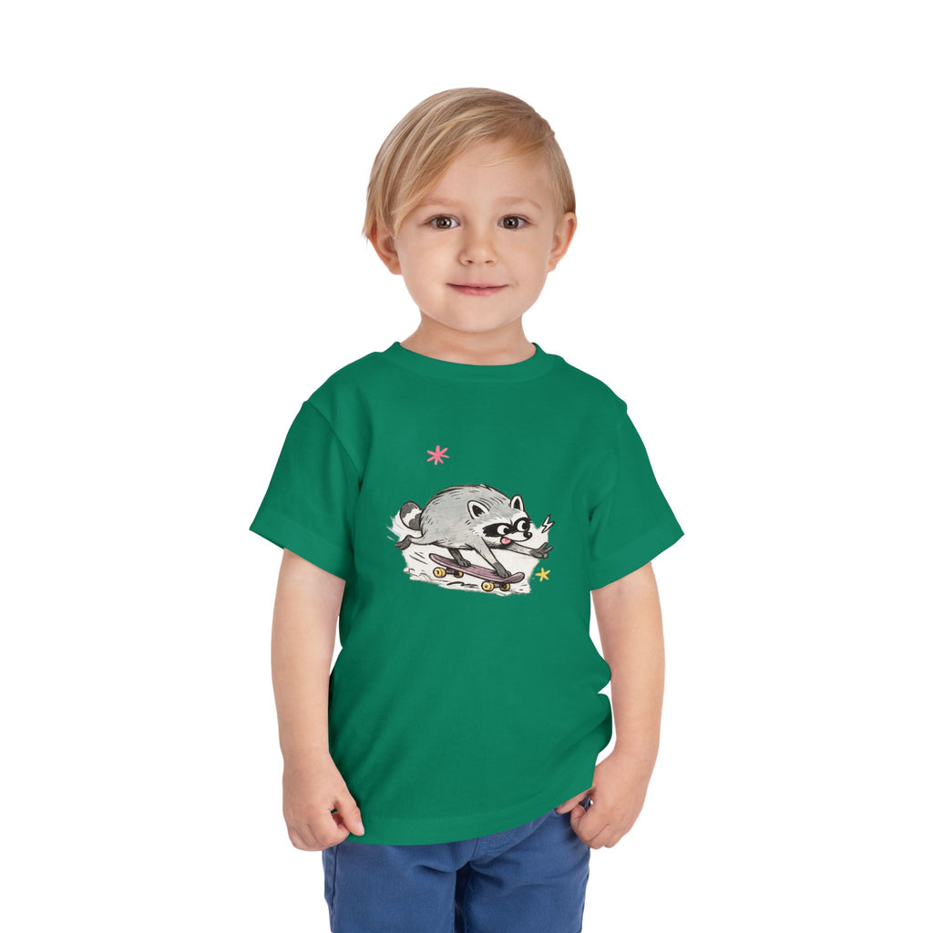 Toddler Tee — Design #3 Skateboarding Jimothy Kids Shirt