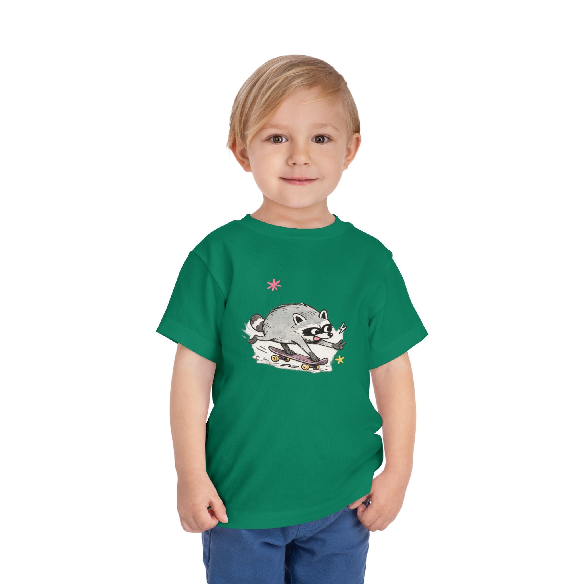 Toddler Tee — Design #3 Skateboarding Jimothy Kids Shirt