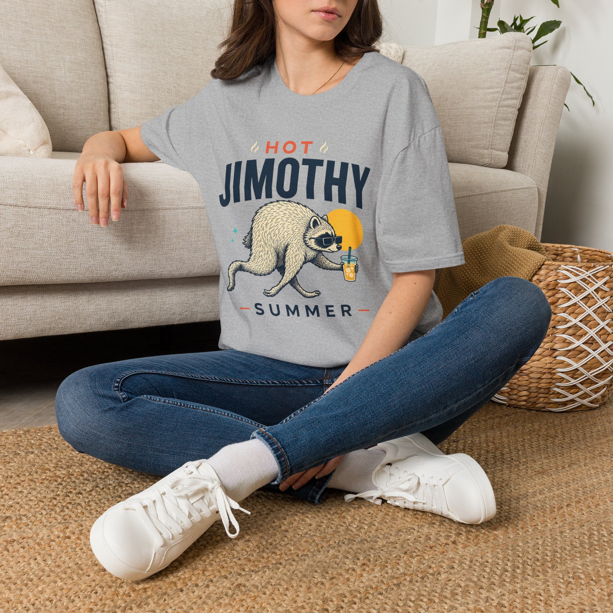 Unisex Multi-color - Hot Jimothy Graphic Tee