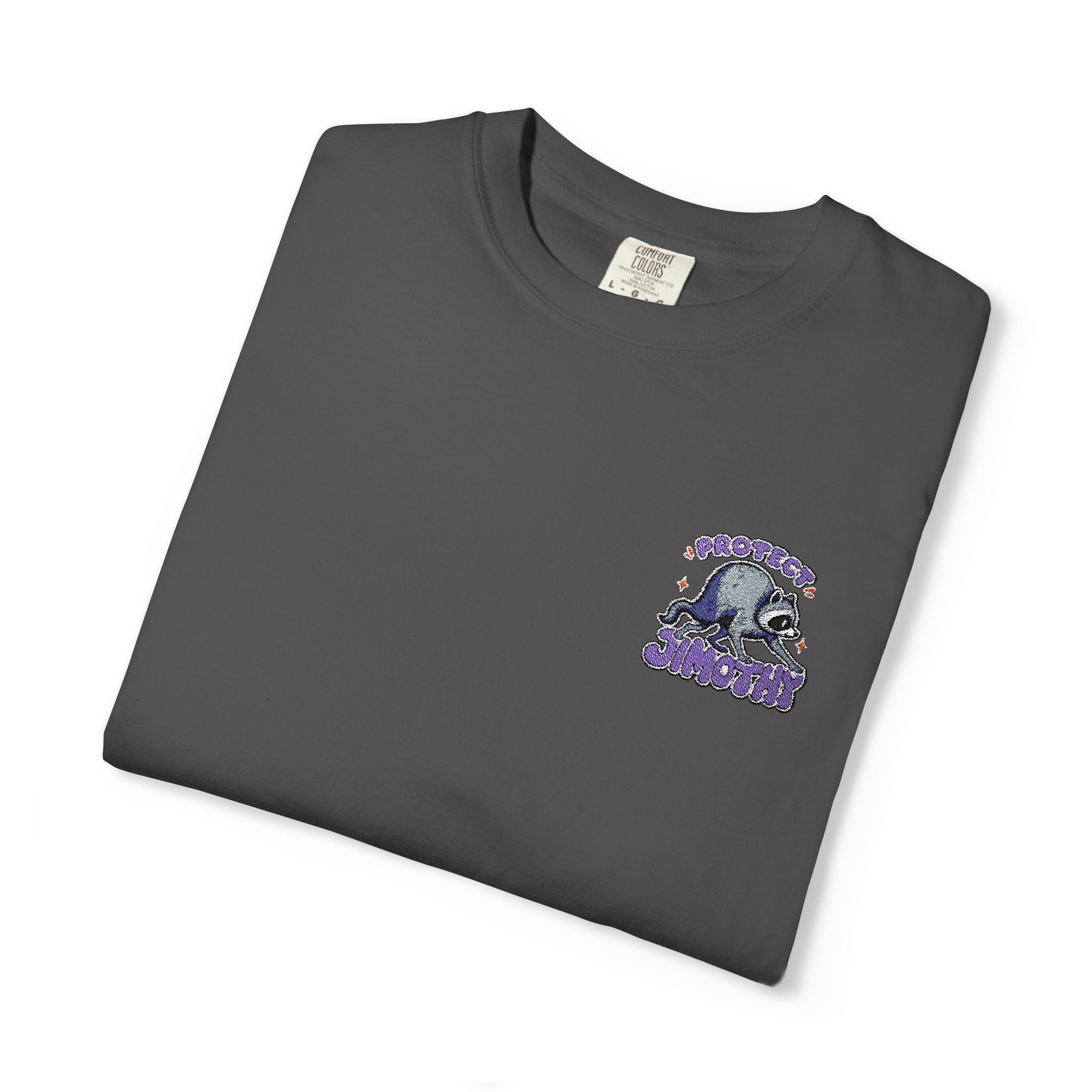 Uni-Sex Tee - Protect Jimothy Crew Chest Graphic Tee