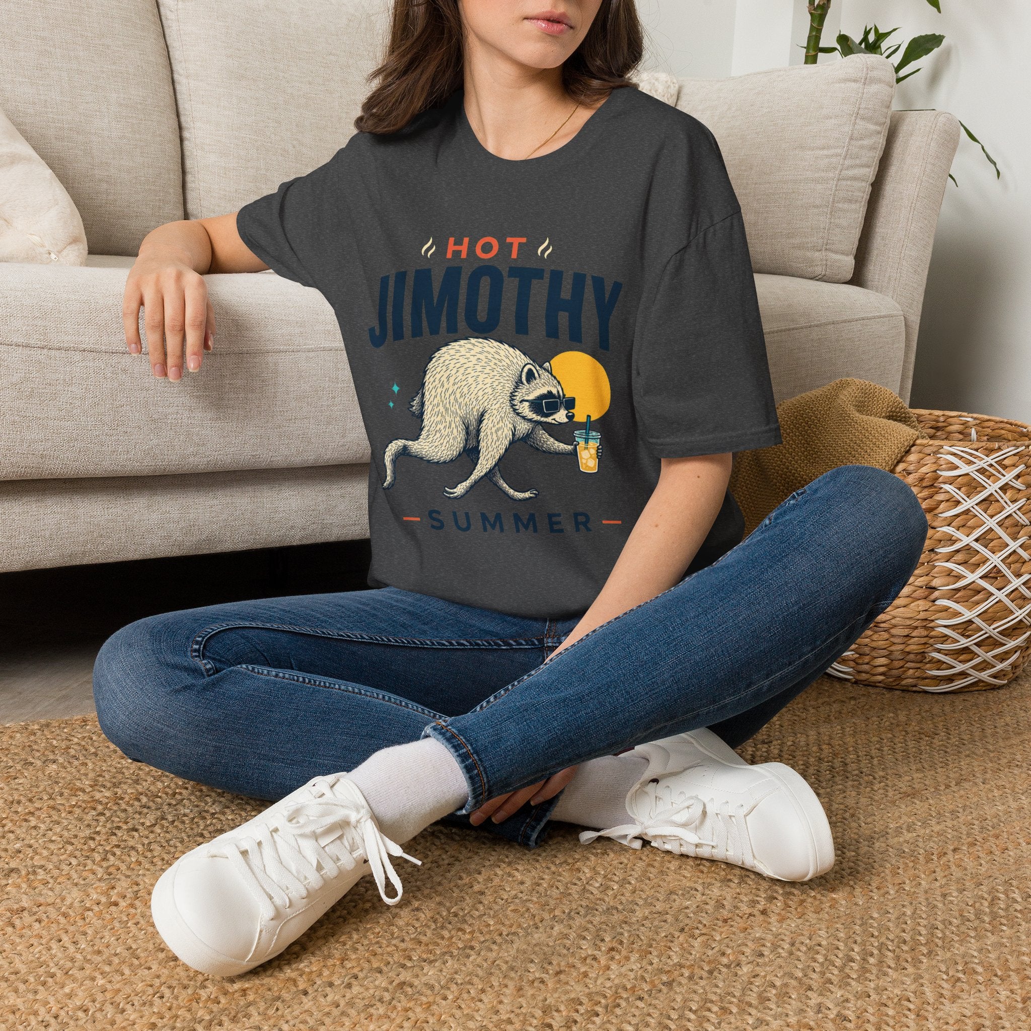 Unisex Multi-color - Hot Jimothy Graphic Tee