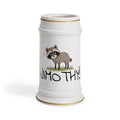Cute Beer Stein Mug – "Jimothy" Ceramic German-Style Pint