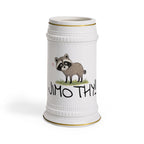 Cute Beer Stein Mug – "Jimothy" Ceramic German-Style Pint