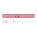 Faux-Leather Pet Collar — Hired to Protect Jimothy - Custom Name ID for Dogs & Cats