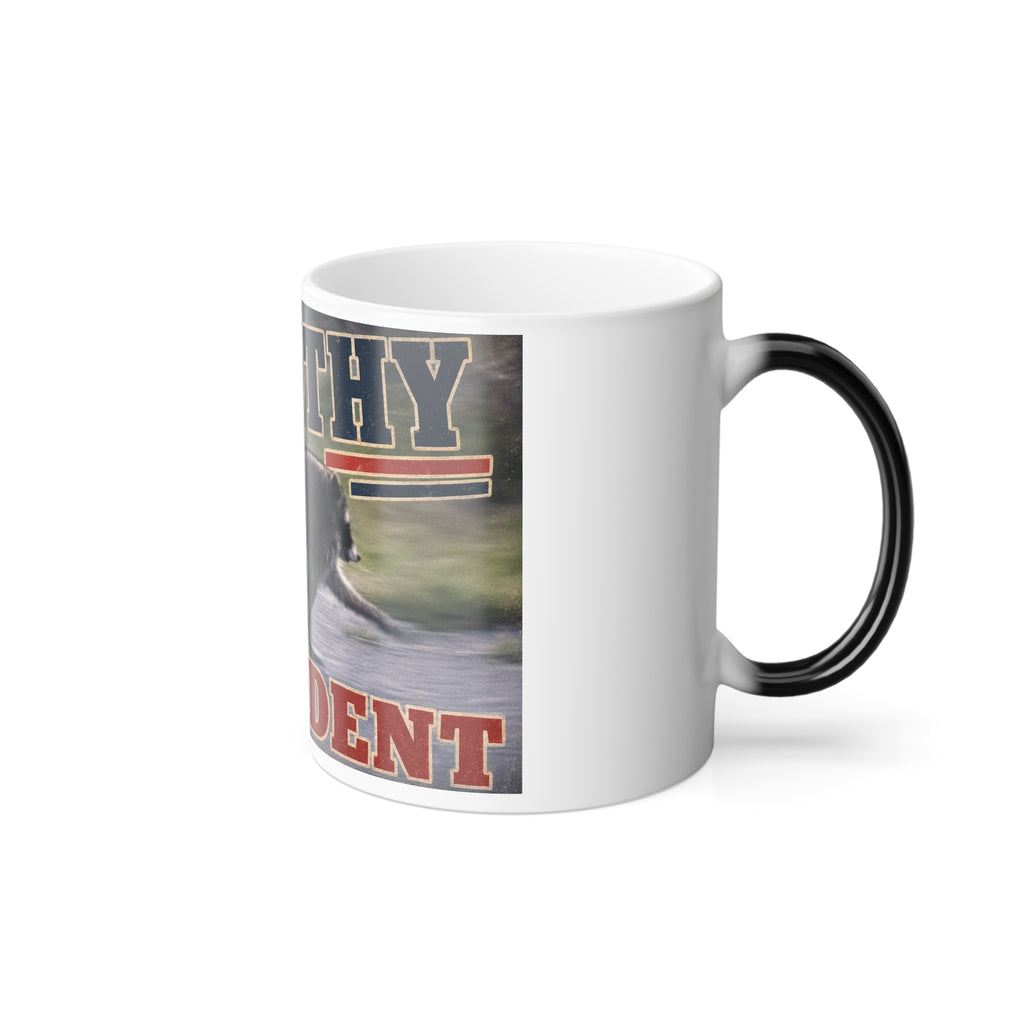 Color Morphing Mug — 'Jimothy for President' Funny Coffee Cup (11 oz)