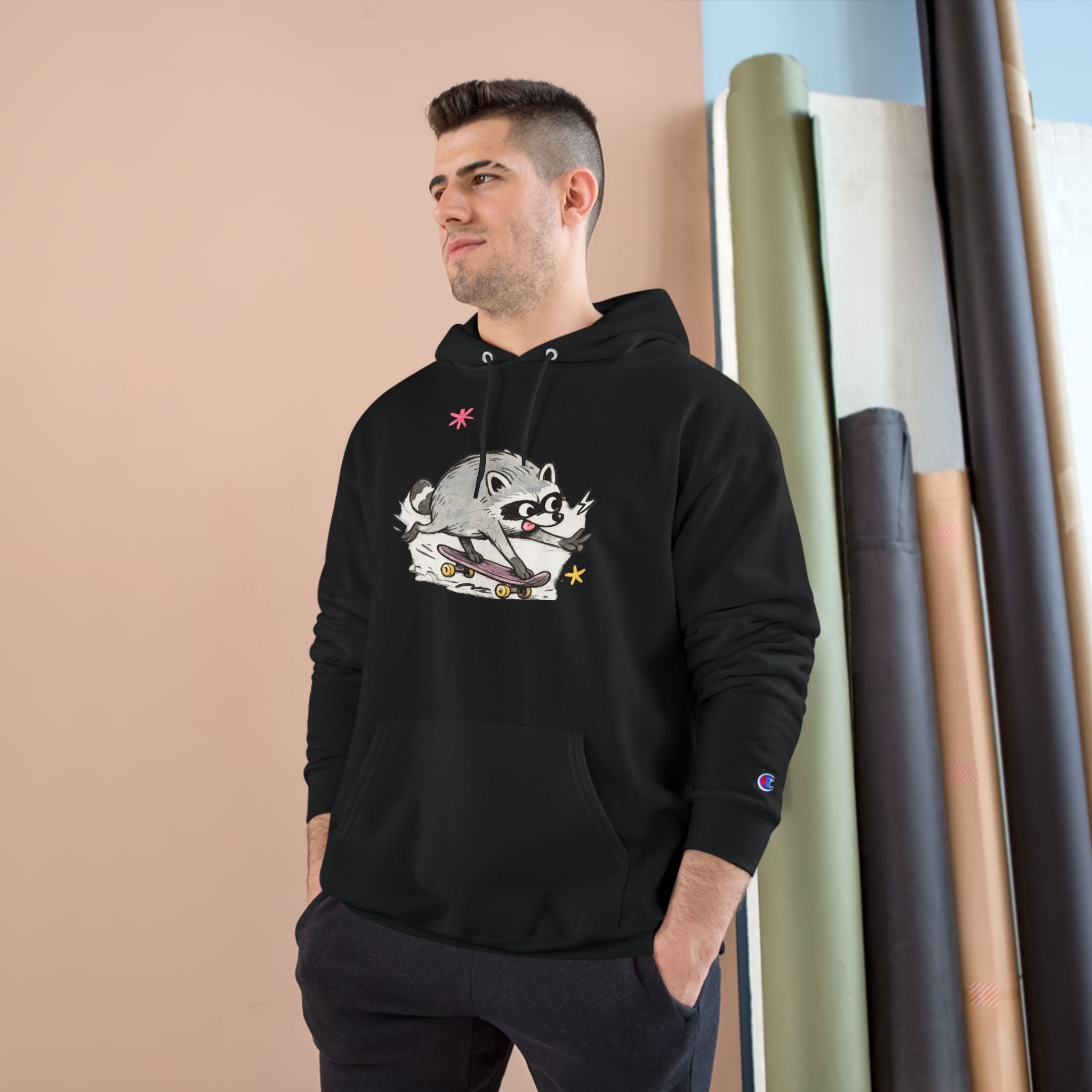Champion Hoodie Design #3 Uni-Sex Multi-color Jimothy Skateboard Hoodie