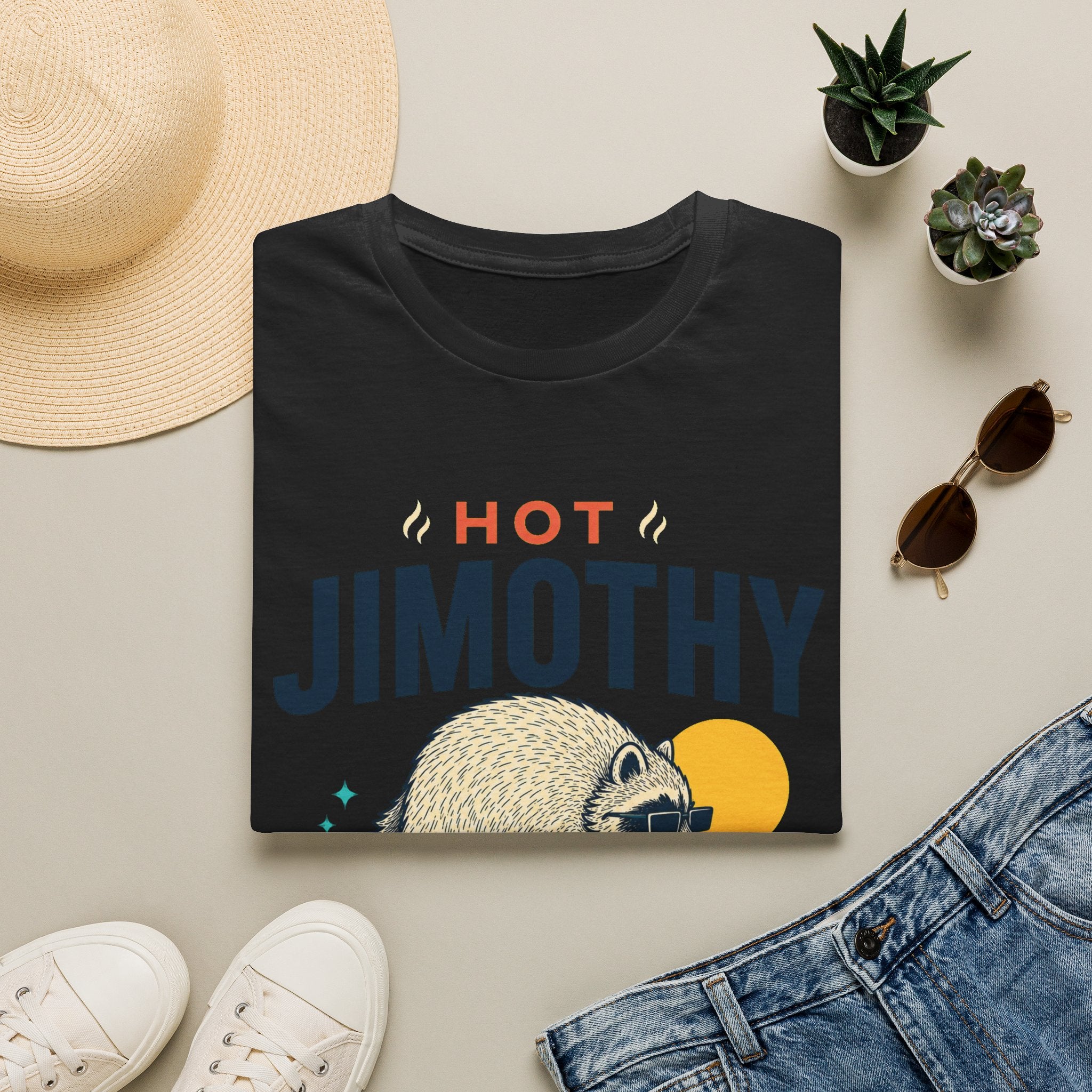 Unisex Multi-color - Hot Jimothy Graphic Tee