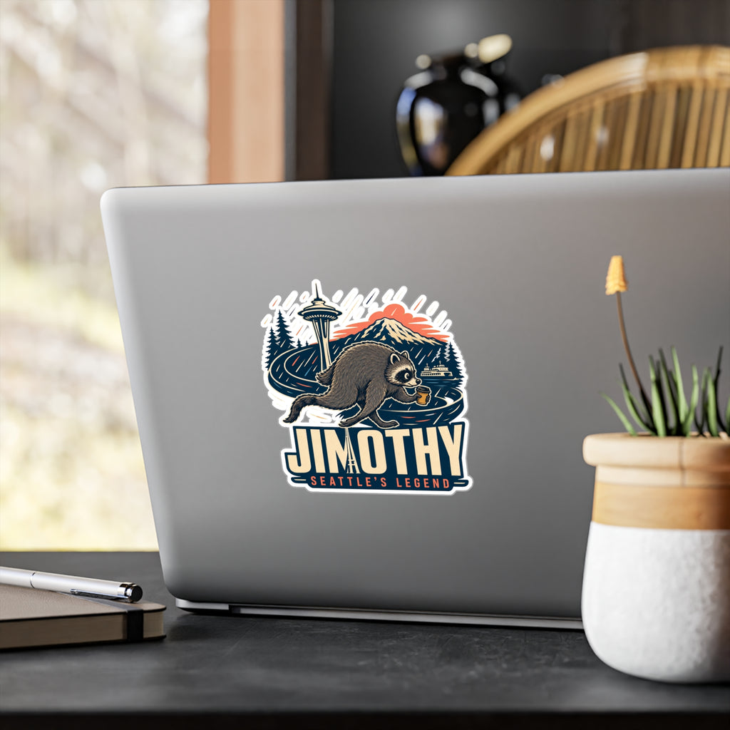 Jimothy Seattle Legend Sticker - Kiss-Cut Vinyl Decal (Seattle’s Legend)