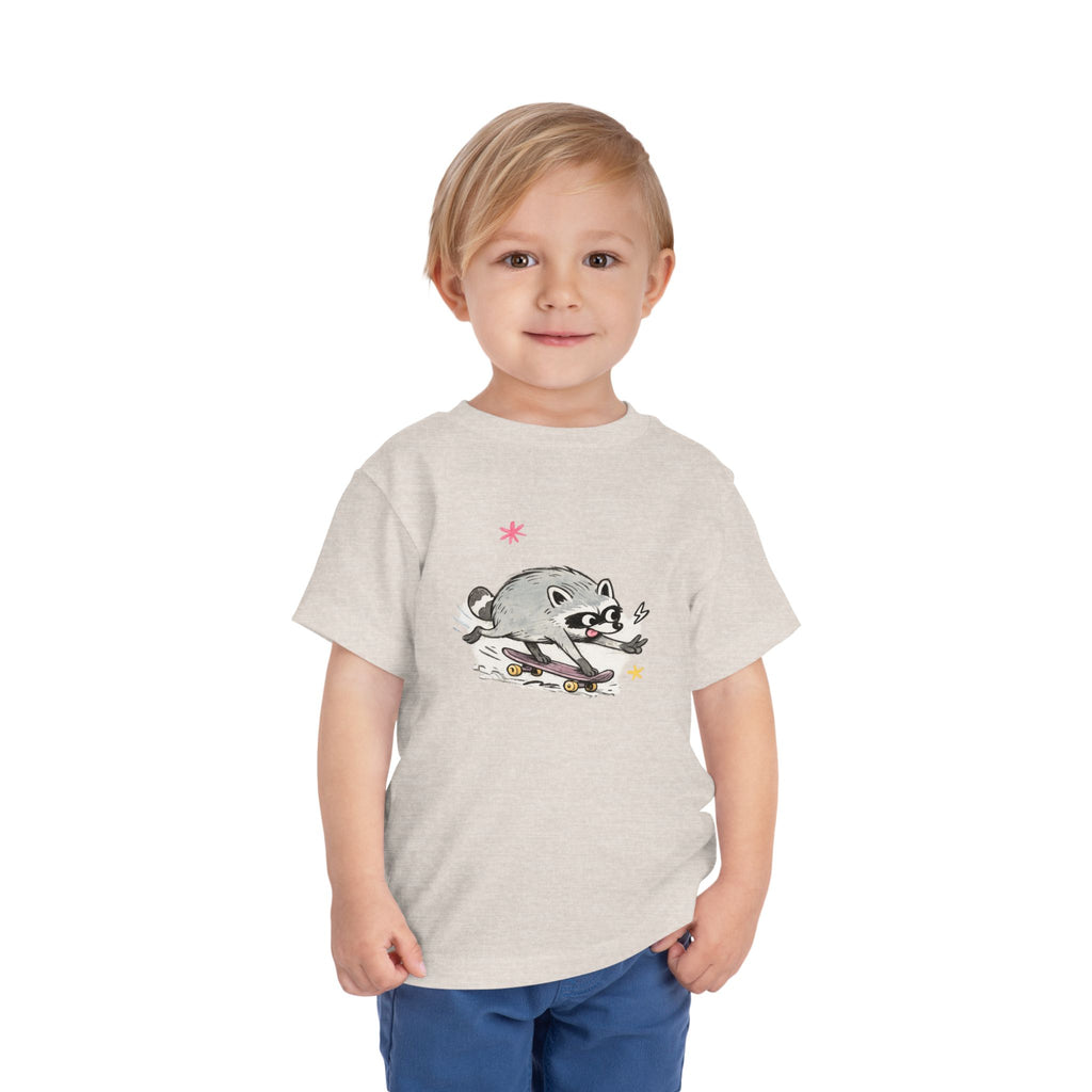 Toddler Tee — Design #3 Skateboarding Jimothy Kids Shirt