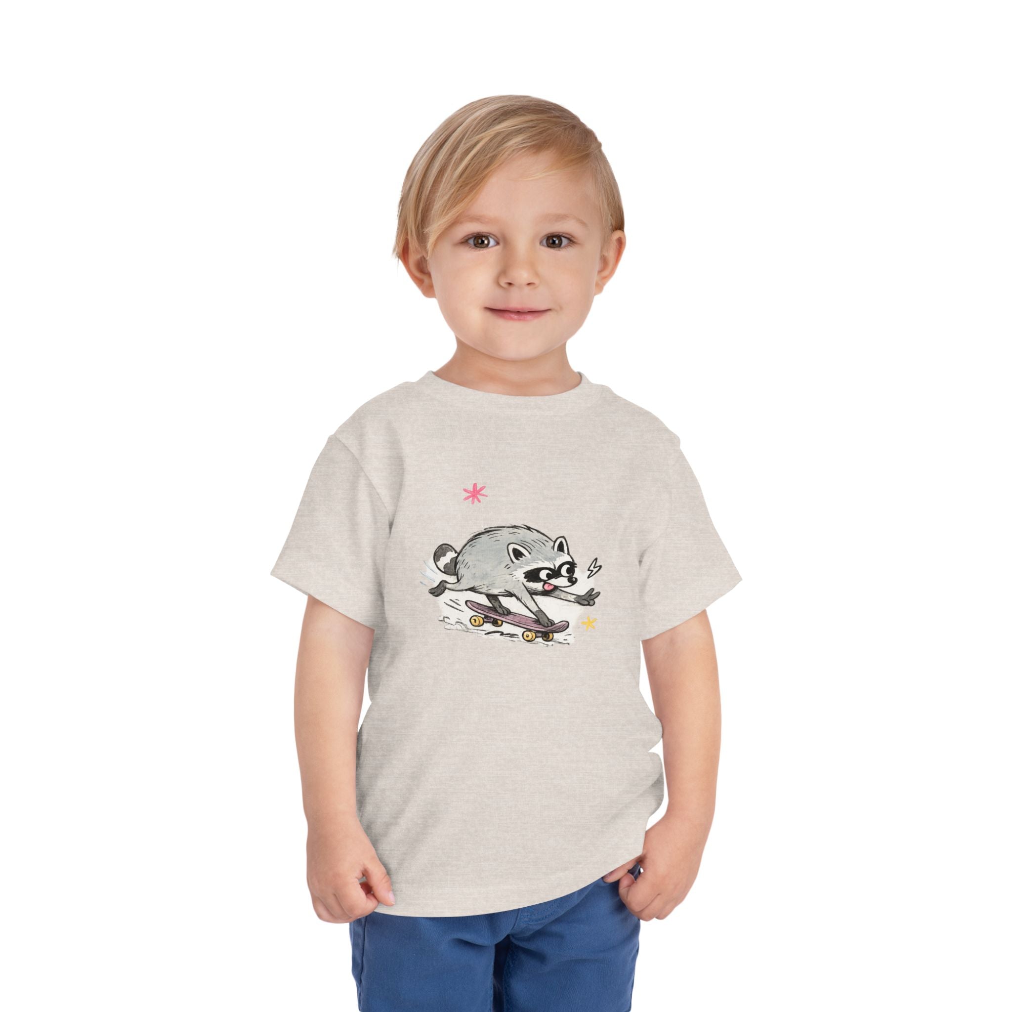 Toddler Tee — Design #3 Skateboarding Jimothy Kids Shirt