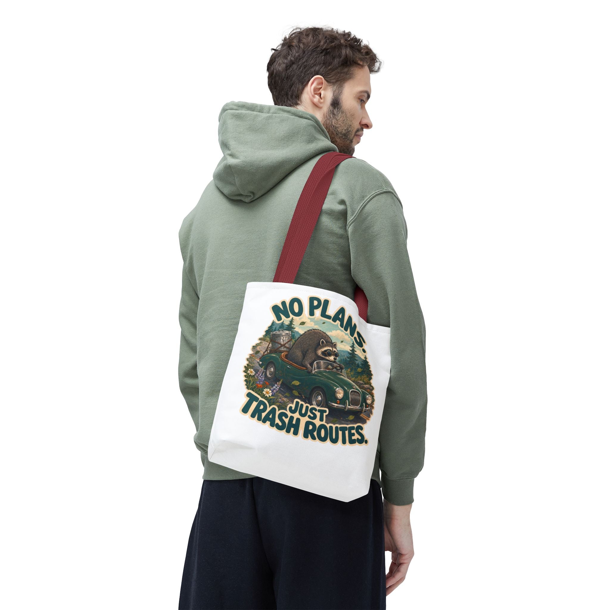 Multi-color Tote Bag -  Jimothy "No Plans Just Trash Routes"