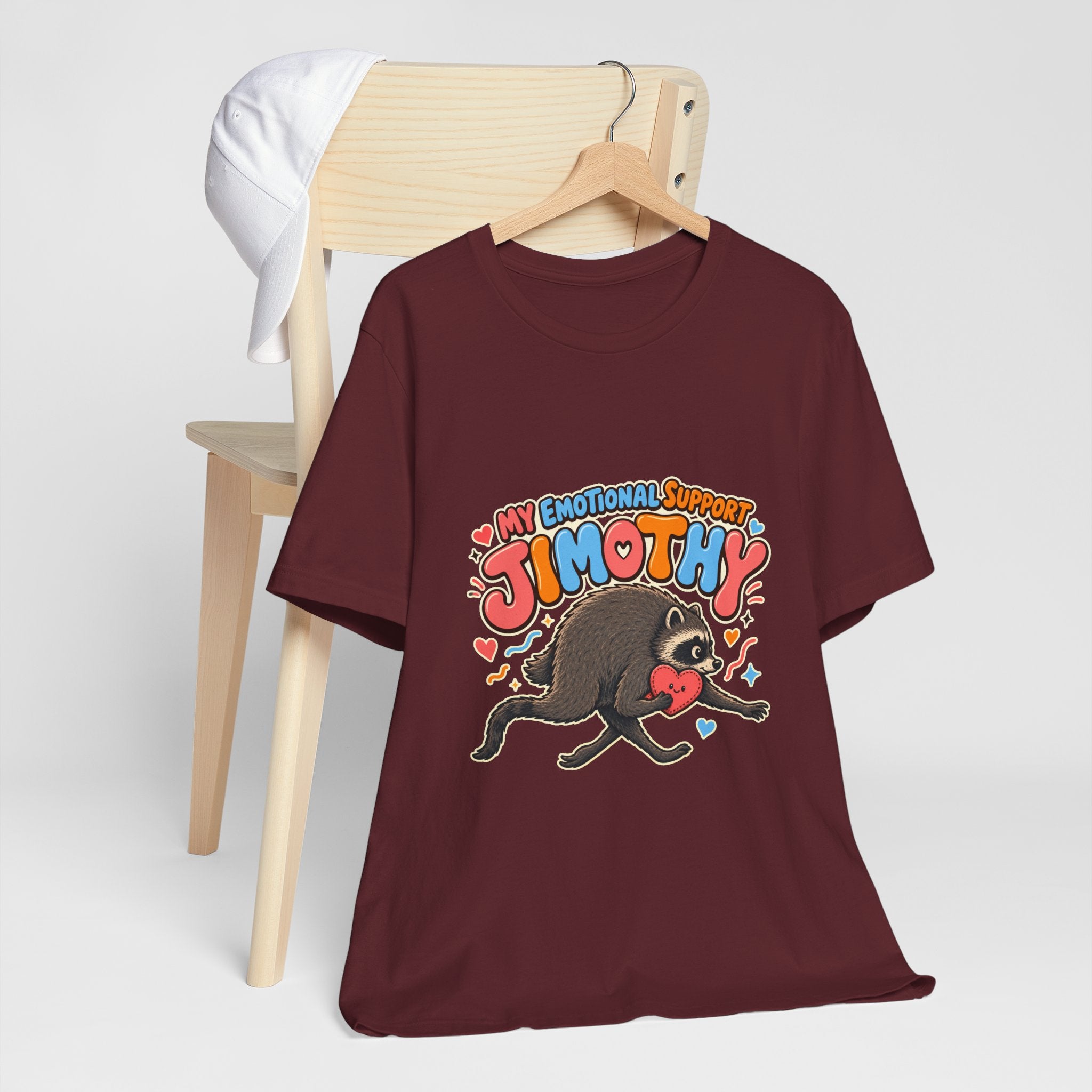 My Emotional Support Jimothy T-Shirt — Unisex Multi Colors