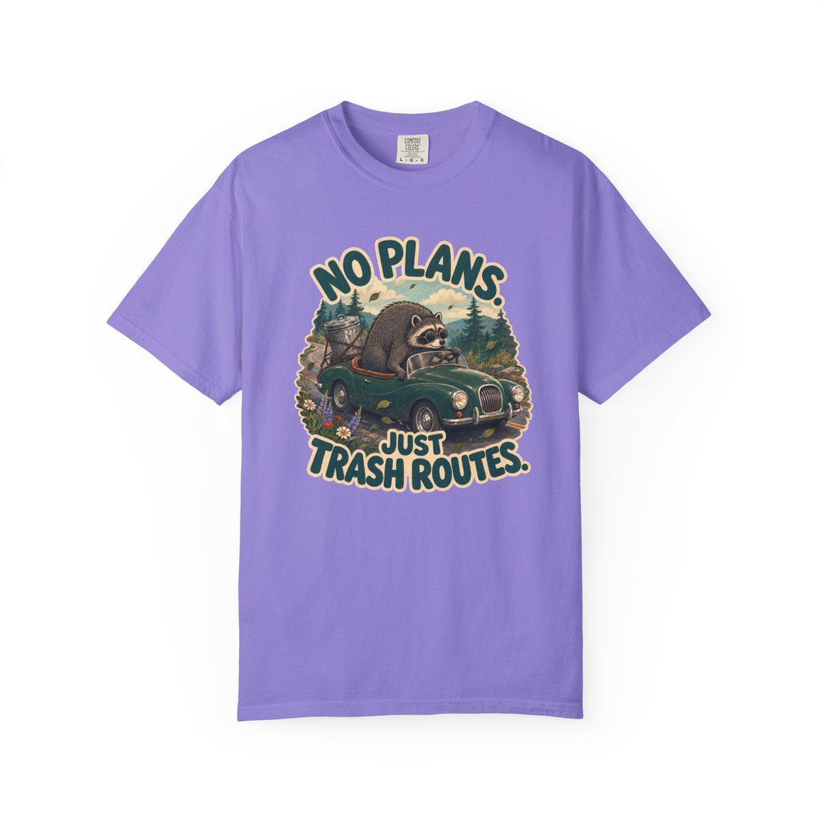 Unisex Multi-Color - Jimothy No Plans Just Trash Routes T-Shirt