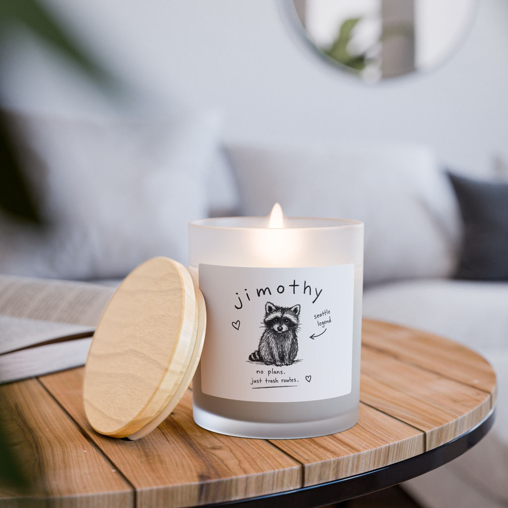Multi-Scent Jimothy Nightscape Candle — Seattle Frosted Glass 11oz