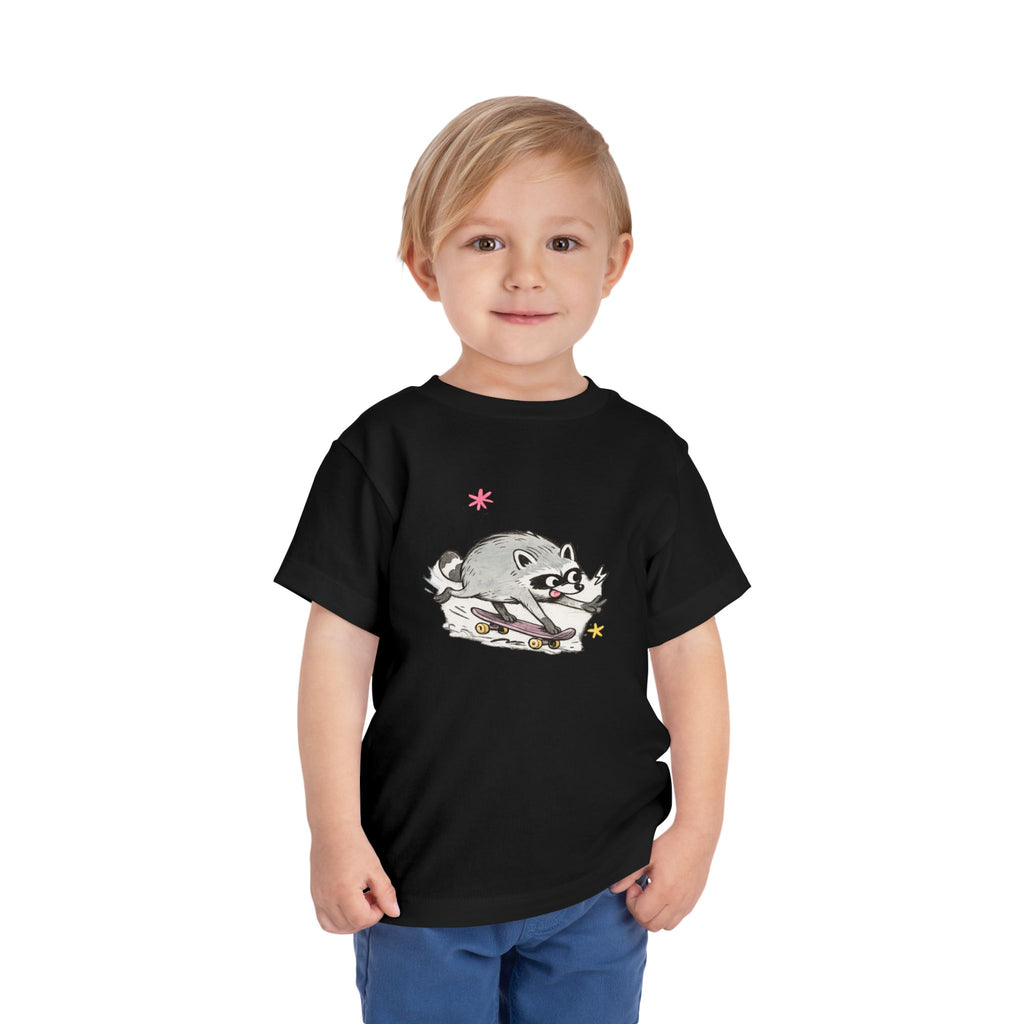 Toddler Tee — Design #3 Skateboarding Jimothy Kids Shirt