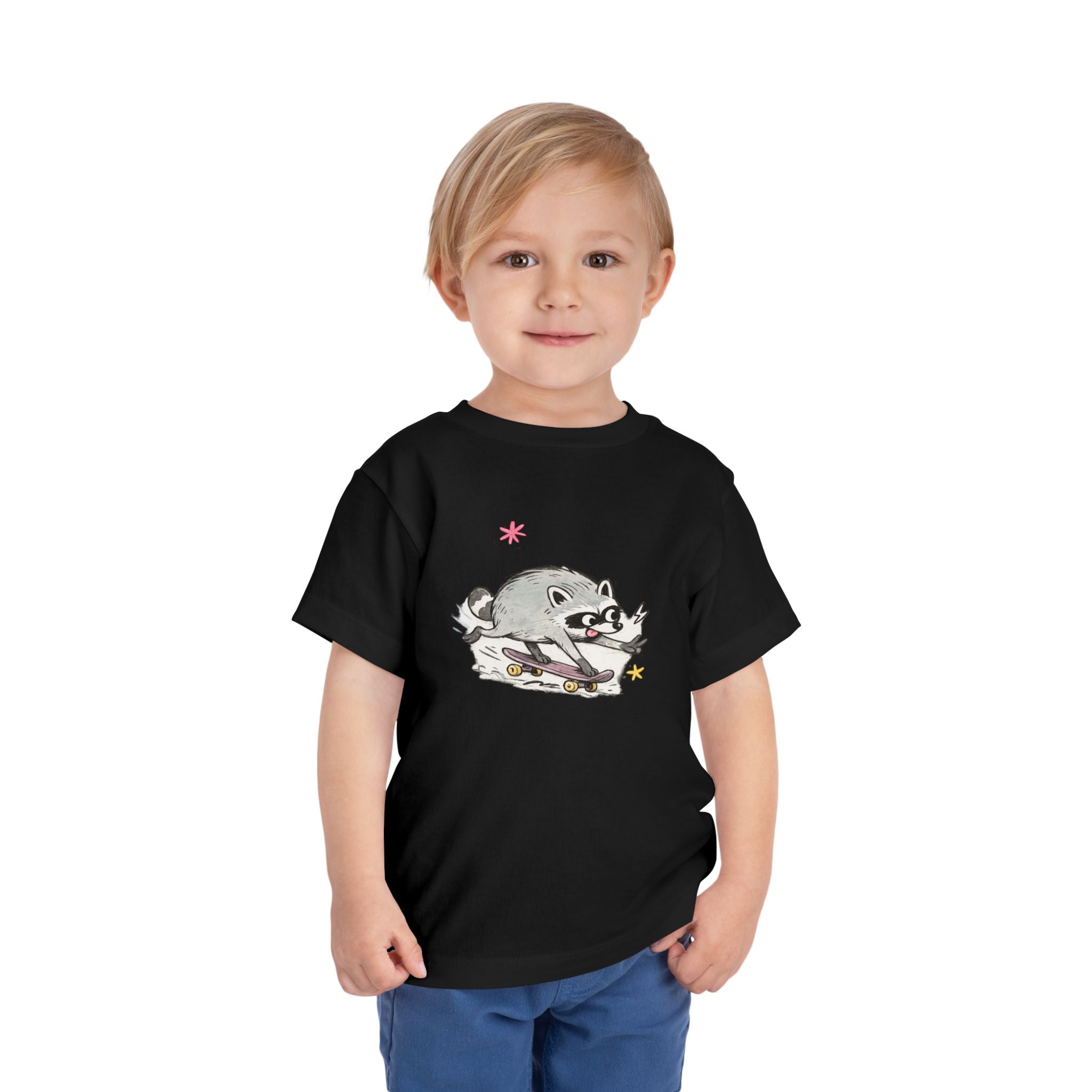 Toddler Tee — Design #3 Skateboarding Jimothy Kids Shirt