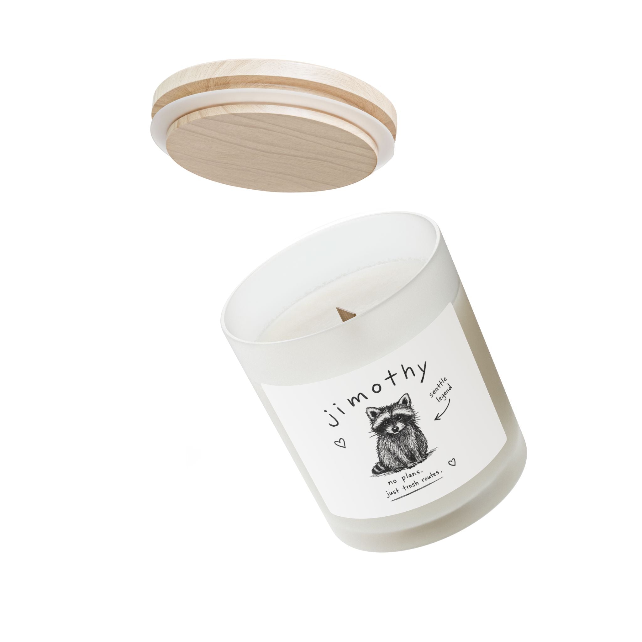 Multi-Scent Jimothy Nightscape Candle — Seattle Frosted Glass 11oz