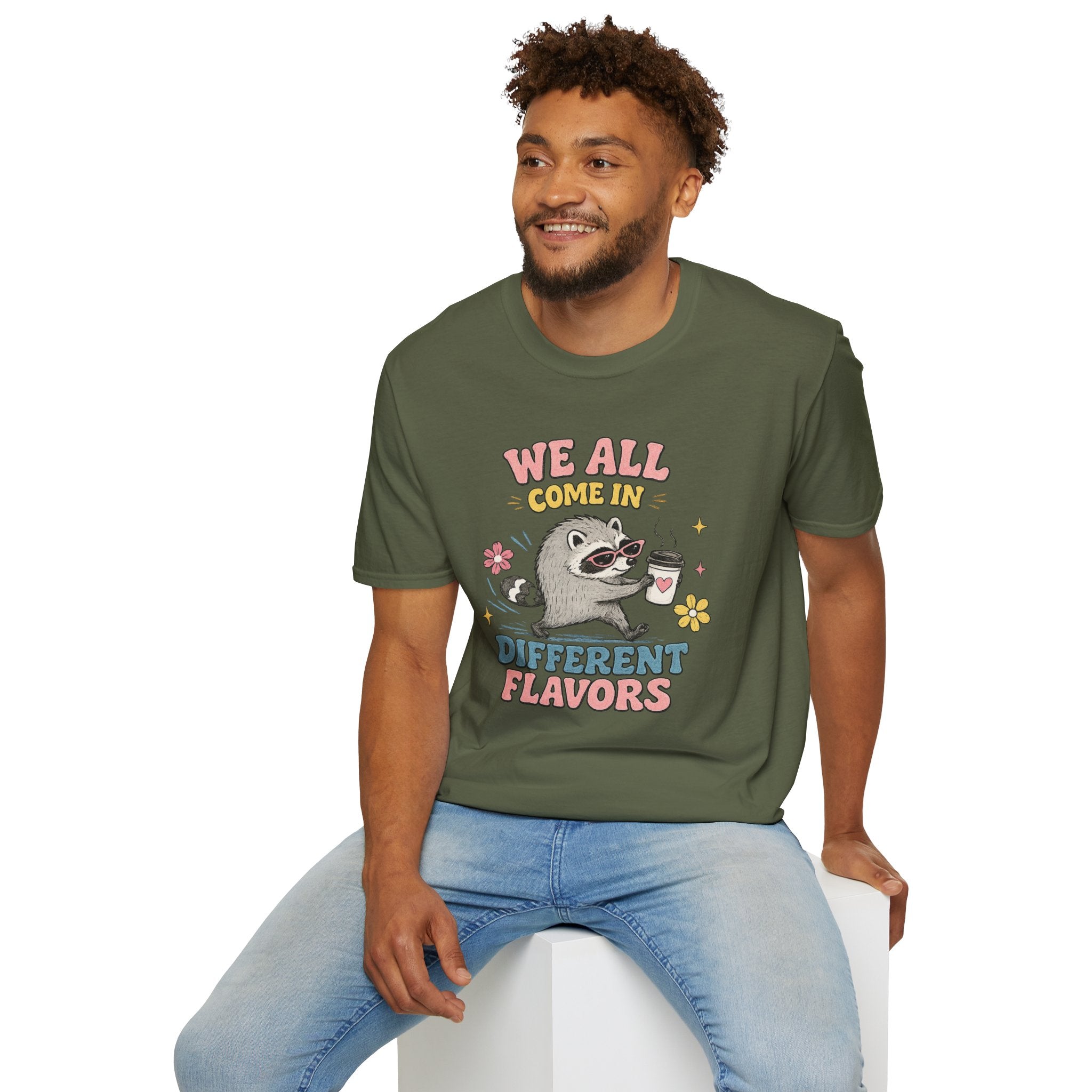 T-Shirt — "We All Come In Different Flavors" Design #4