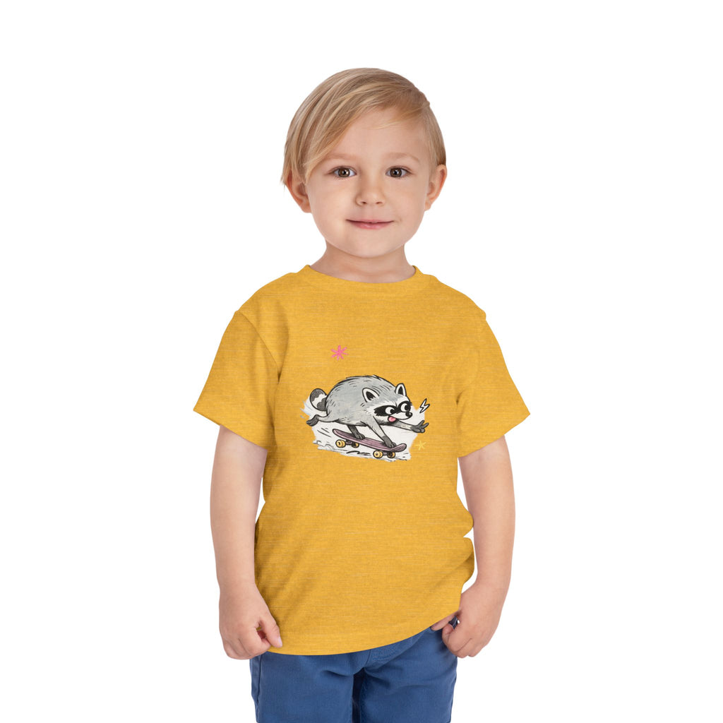 Toddler Tee — Design #3 Skateboarding Jimothy Kids Shirt
