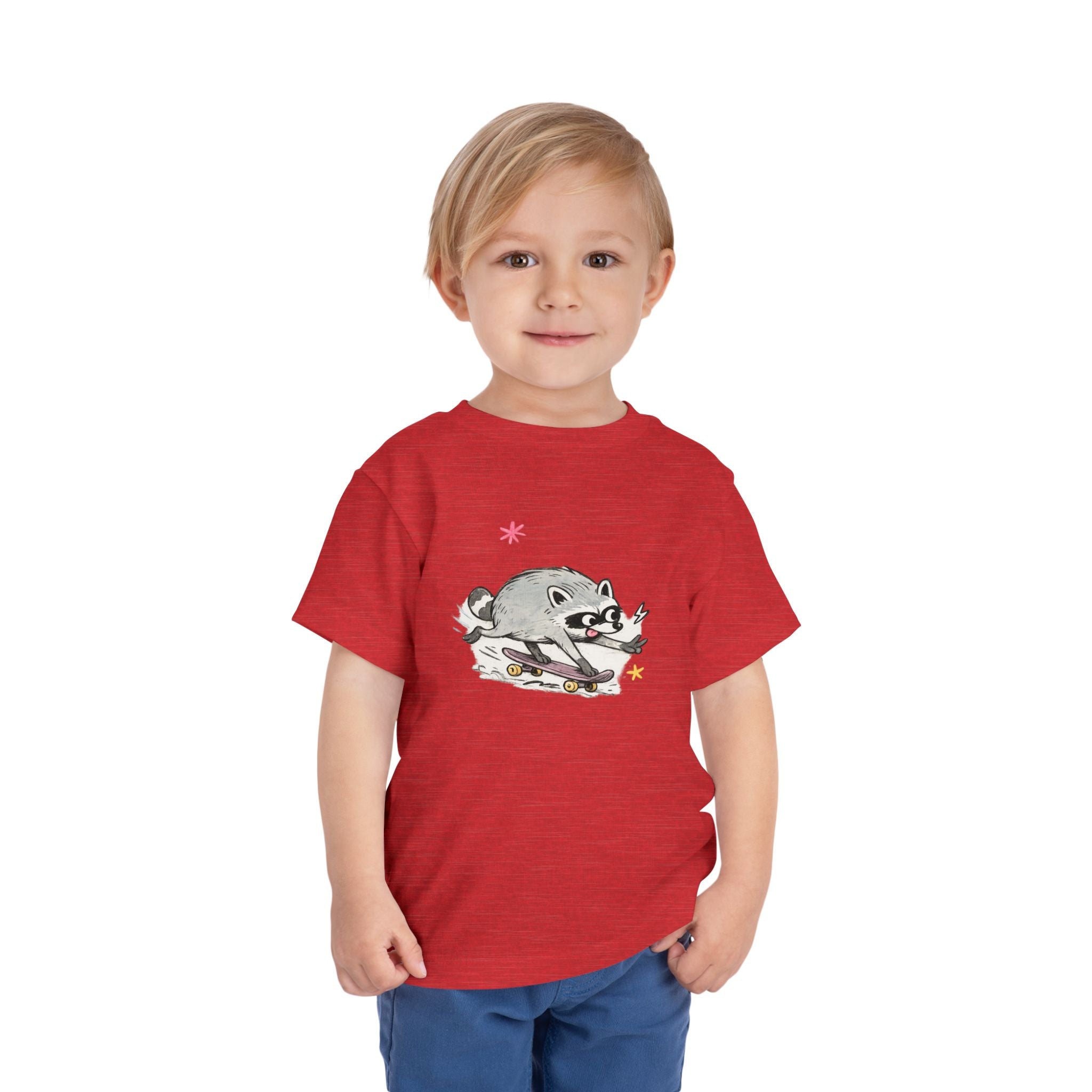 Toddler Tee — Design #3 Skateboarding Jimothy Kids Shirt