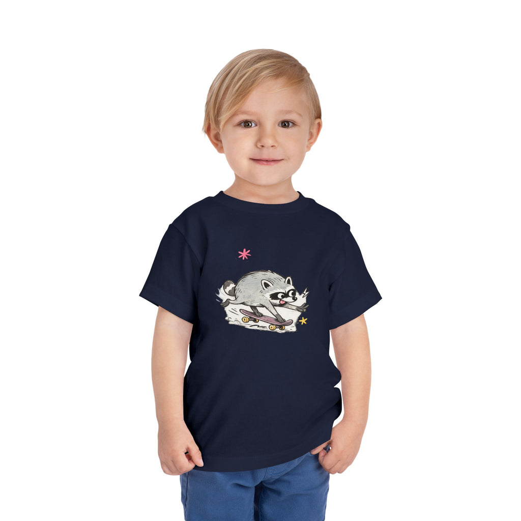 Toddler Tee — Design #3 Skateboarding Jimothy Kids Shirt