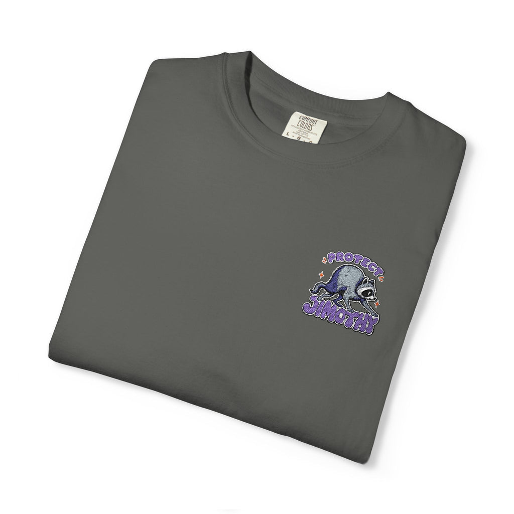 Uni-Sex Tee - Protect Jimothy Crew Chest Graphic Tee