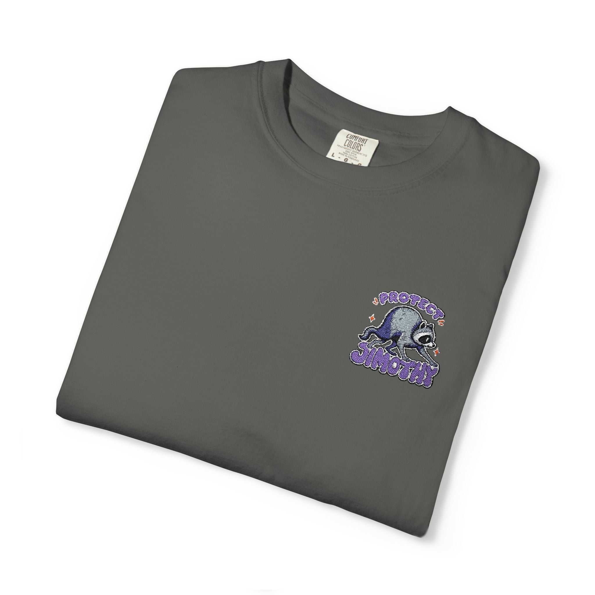 Uni-Sex Tee - Protect Jimothy Crew Chest Graphic Tee