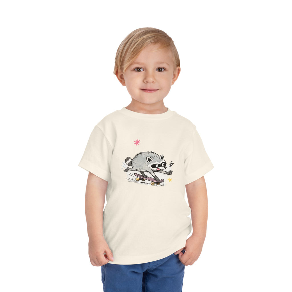 Toddler Tee — Design #3 Skateboarding Jimothy Kids Shirt