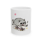 Design #3 Jimothy Skateboarding Sketch Ceramic Mug  (11oz & 15oz)