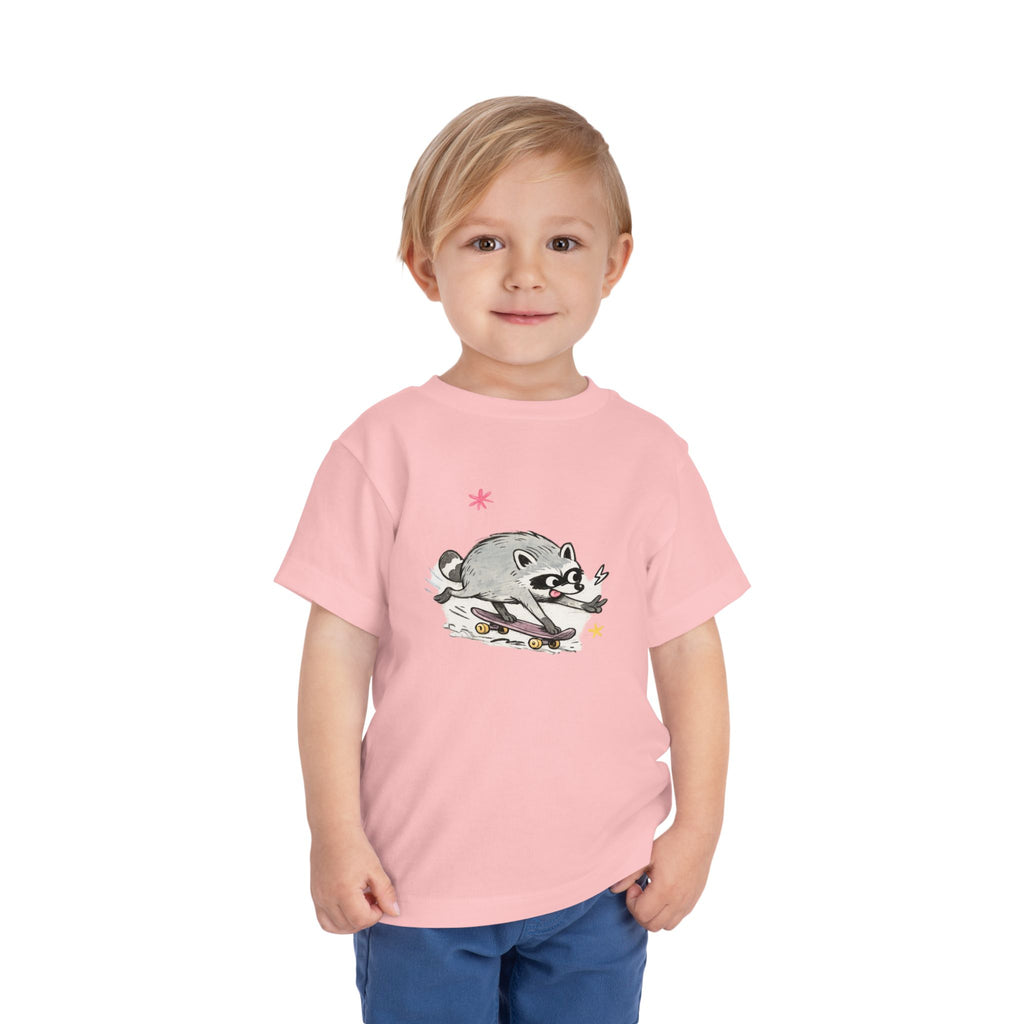 Toddler Tee — Design #3 Skateboarding Jimothy Kids Shirt