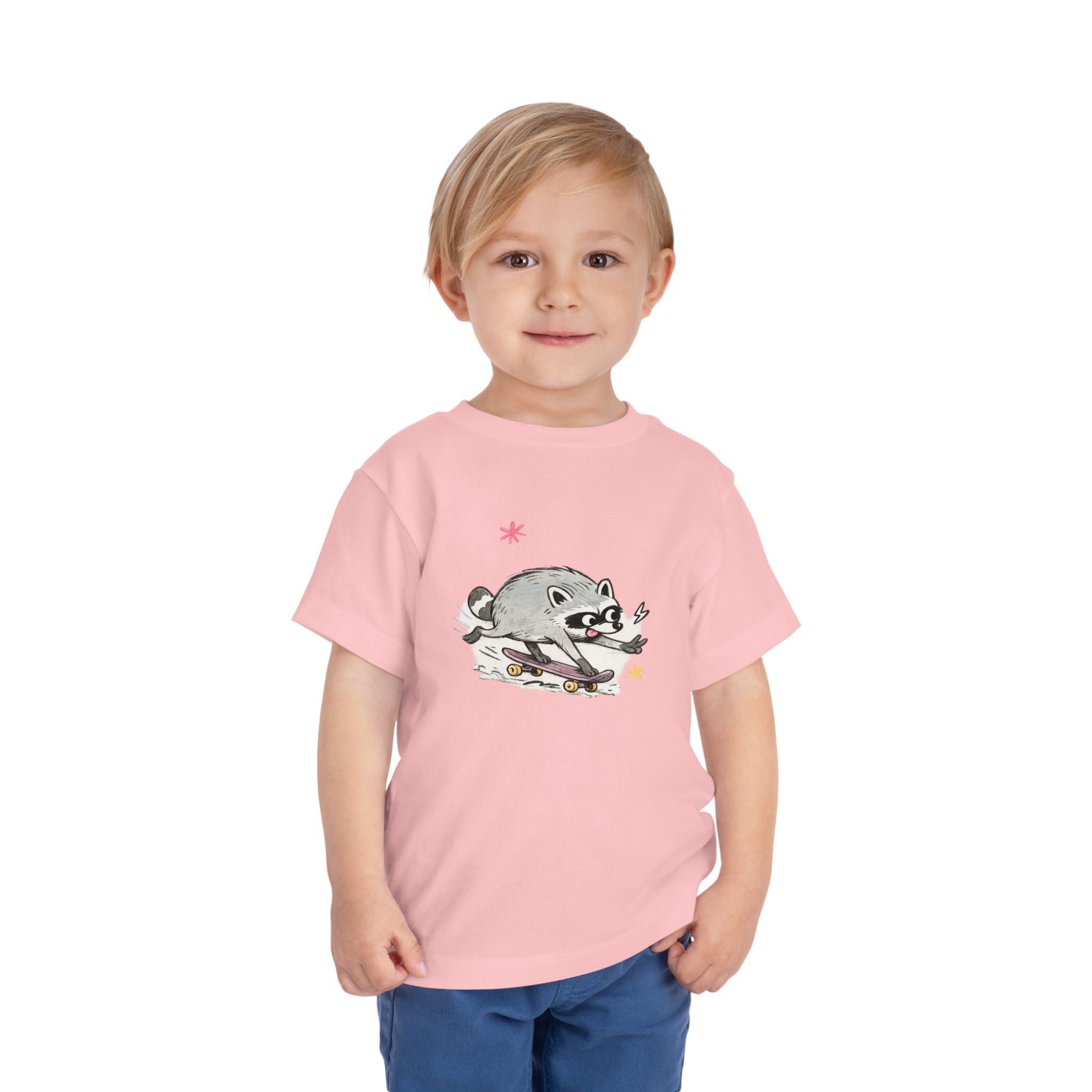 Toddler Tee — Design #3 Skateboarding Jimothy Kids Shirt