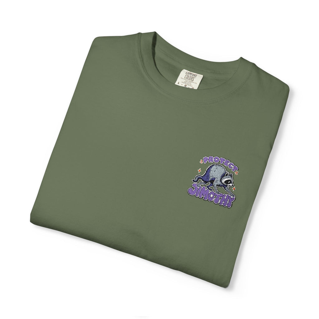 Uni-Sex Tee - Protect Jimothy Crew Chest Graphic Tee