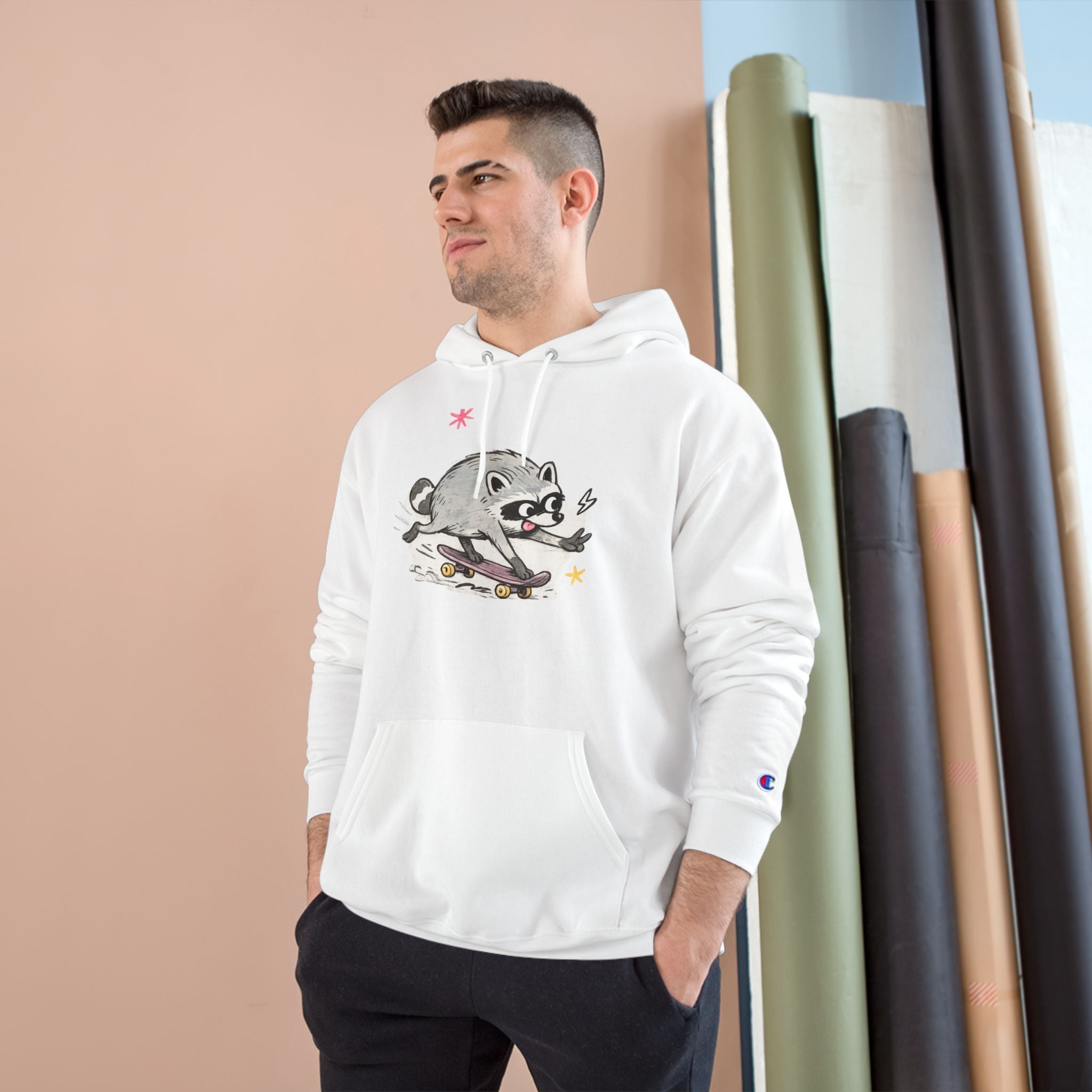 Champion Hoodie Design #3 Uni-Sex Multi-color Jimothy Skateboard Hoodie