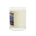 11oz Scented Candle with City Harbor Raccoon Artwork