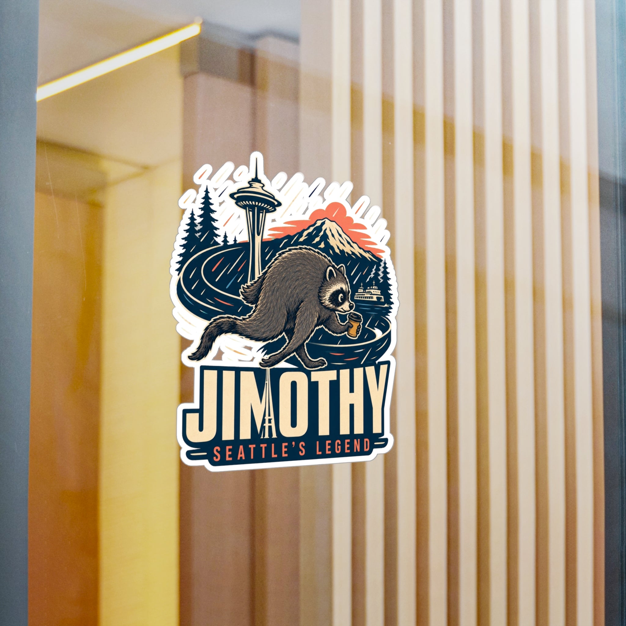 Jimothy Seattle Legend Sticker - Kiss-Cut Vinyl Decal (Seattle’s Legend)