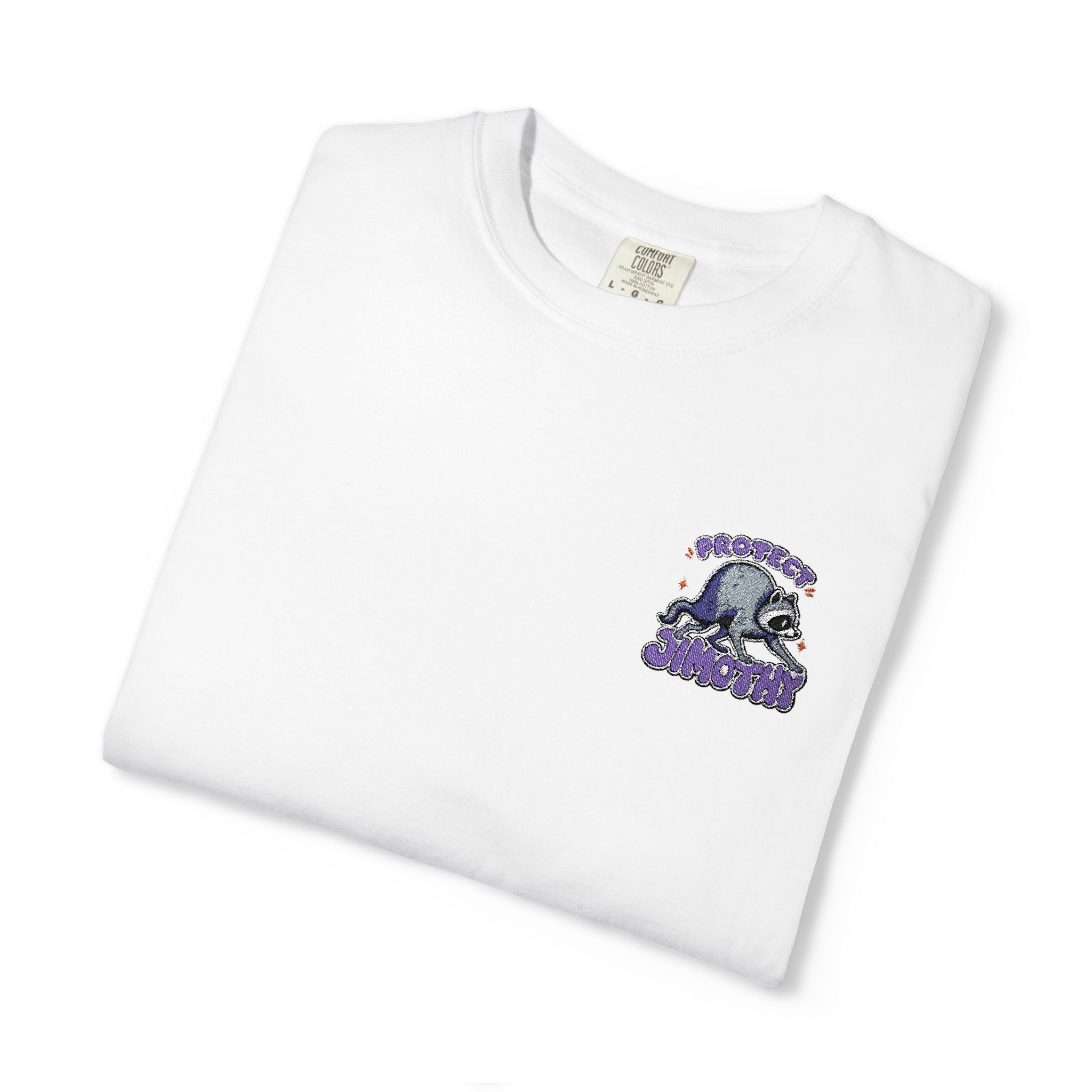 Uni-Sex Tee - Protect Jimothy Crew Chest Graphic Tee