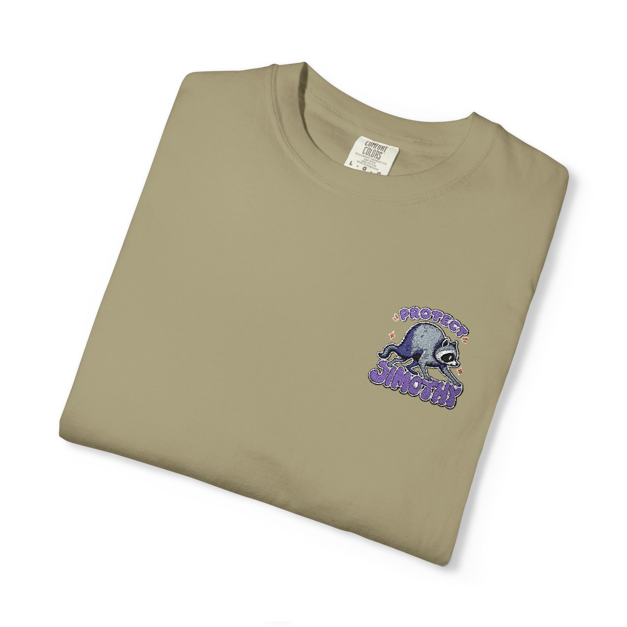 Uni-Sex Tee - Protect Jimothy Crew Chest Graphic Tee