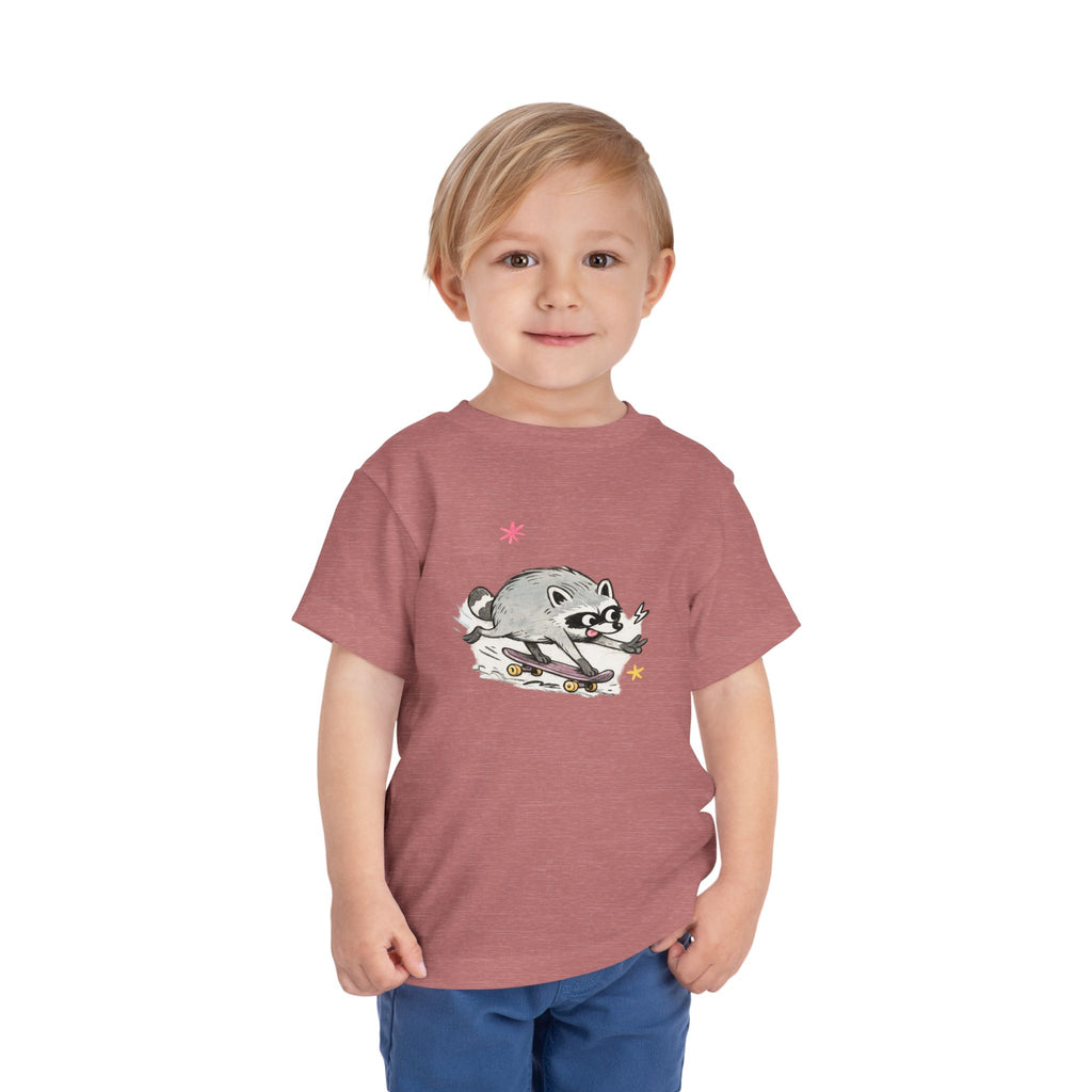 Toddler Tee — Design #3 Skateboarding Jimothy Kids Shirt