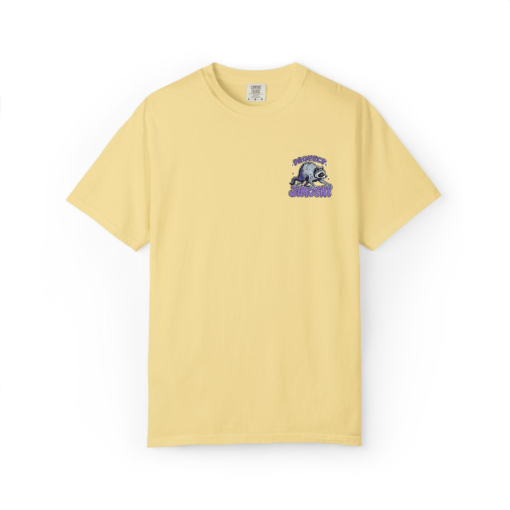Uni-Sex Tee - Protect Jimothy Crew Chest Graphic Tee