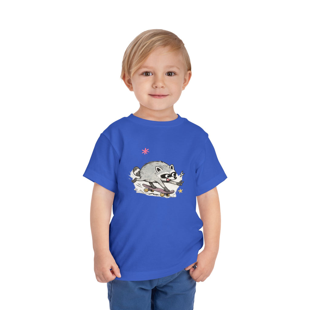 Toddler Tee — Design #3 Skateboarding Jimothy Kids Shirt