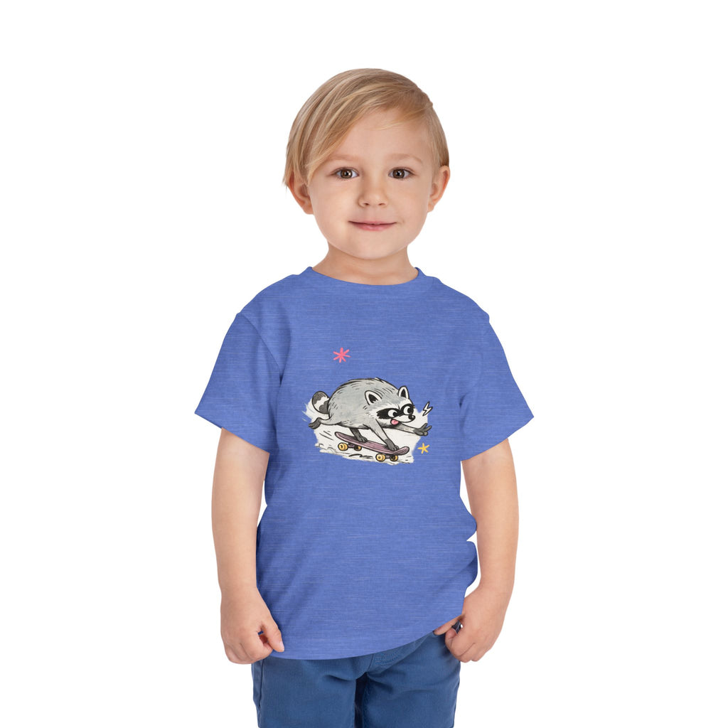 Toddler Tee — Design #3 Skateboarding Jimothy Kids Shirt